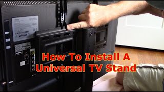 How To Assemble A Universal TV Stand [upl. by Sidoon613]