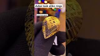 Dubai rings arabicgold dubaigoldplatedjewellery rings adjustablering trending subscribe [upl. by Leirea]