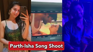 Parth Samthaan and Isha Malviya Shoot For Jiya Laage Na Song By Mohit Chauhan and Shilpa Rao [upl. by Akina]