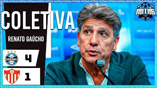 🚨 COLETIVA RENATO PORTALUPPI PÓS JOGO  GRÊMIO 4 x 1 Guarany Bagé [upl. by Anihpesoj372]