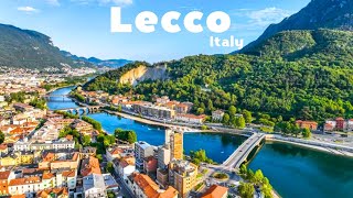 4K  Lecco Walking Tour  Specific Attractions of Lecco lake Como [upl. by Tebasile504]