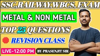 Metals nonmetals revision class chemistry 25 plus question [upl. by Whiffen]