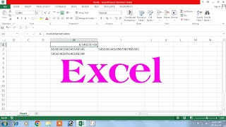 excel  microsoft excel  how to write big number in excel  how to write 16 digits number in excel [upl. by Ehpotsirhc461]