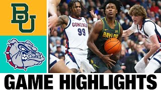 6 Gonzaga vs 8 Baylor Basketball Highlights🏀NCAA Mens College Basketball🏀Gonzaga Basketball [upl. by Elder118]