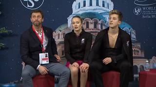 Christina CARREIRA  Anthony PONOMARENKO  SD  World Junior Championships 201718 [upl. by Kilby]