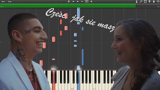 Sobel amp Sanah  Cześć jak się masz Piano Tutorial [upl. by Jensen333]