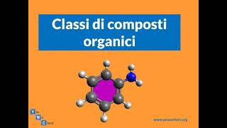 CLASSI di COMPOSTI ORGANICI  YesWeChem [upl. by Elleyoj]