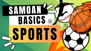 Learn Basic Samoan Words Through Sports  Samoan Language Tutorial [upl. by Xet85]