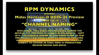 HD96 PREVIEW 07  CHANNEL NAMING [upl. by Aniz]