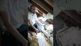 How not to install a loft extractor fan 2024 [upl. by Podvin]