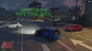 how to enter Bolingbroke penitentiaryPRISON via car in GTA V [upl. by Nosnehpets175]