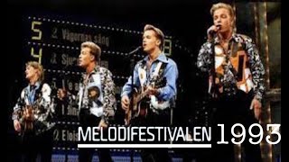 Melodifestivalen genom tiderna Melodifestivalen 1993 [upl. by Agnizn602]