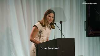 LEGENDADO Jenna Coleman apresenta a categoria Melhor Ator no Evening Standard Theatre Awards [upl. by Ellatsyrc114]