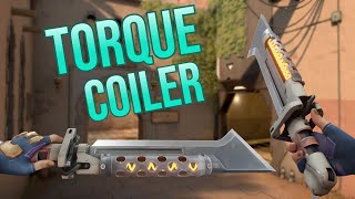 Torque Coiler Skin Showcase  VALORANT Episode 9 Act 3 Battlepass Melee [upl. by Aiouqahs]