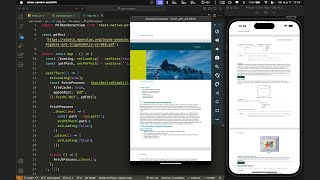 ASMR Programming  React Native PDF Viewer Example  No Talking [upl. by Nueoht892]