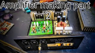 How to make Amplifier  52001943 transistor amplifier kese bnaye  part 2 video [upl. by Nnazus]