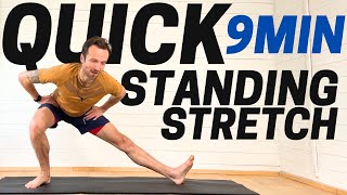 Quick Standing Stretches After Running [upl. by Festa]