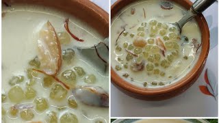 Sabudana Kheer sabakki payasasago payasam 10 min dessert [upl. by Aihsemot333]