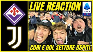 💦🤫 TUTTI A CASAAA FIORENTINA  JUVENTUS 01  SETTORE OSPITI ARTEMIO FRANCHI REACTION [upl. by Nilrah]