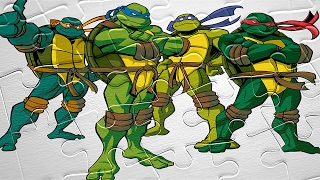 NINJA TURTLES Puzzle Games Rompecabezas Jigsaw Puzzles Kids Toys [upl. by Seabury68]