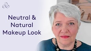 5 minute neutral and natural makeup look for older women  Look Fabulous Forever [upl. by Kelcie]