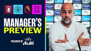 PEP GUARDIOLA JOHN STONES READY FOR VILLA CLASH  Managers Preview  Aston Villa v Man City [upl. by Koblick]