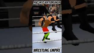 RKO into Vertebreaker 😱 Wrestling Empire [upl. by Gnaig]