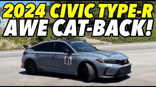 2024 Honda Civic TypeR 20L Turbo w AWE CATBACK EXHAUST [upl. by Killigrew243]