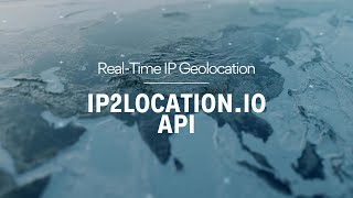 IP2Locationio API RealTime IP Geolocation [upl. by Gnues]