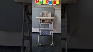 Столик для годування Graco Slim Snacker High Chair Ultra Compact High Chair Бежсірий [upl. by Weiss756]