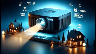 🎥 Experience Cinema Anywhere with Tkisko Mini Projector 12000 Lumens Powerhouse 🎬🌟 [upl. by Allcot]