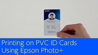 Printing on PVC ID Cards Using Epson Photo L8050ET18100L18050 [upl. by Mulderig]