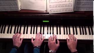 Downton Abbey Theme Song Piano Duet [upl. by Artap]