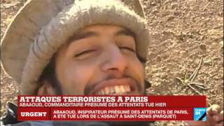 Le corps dAbdelhamid Abaaoud inspirateur présumé des attentats de Paris formellement identifié [upl. by Yliram]