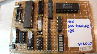 Homemade mini i86 DOS computer with propeller chip for ios [upl. by Wilkie798]