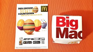 1€ Big Mac  32 Tage Oster Angebot Kalender bei McDonalds [upl. by Lehcnom380]