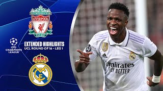 Liverpool vs Real Madrid Extended Highlights  UCL Round of 16  Leg 1  CBS Sports Golazo [upl. by Airyk748]