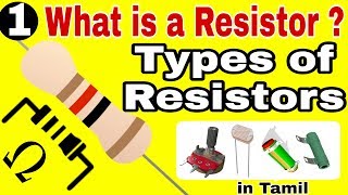 Types of Resistors in Tamil [upl. by Netsyrc]