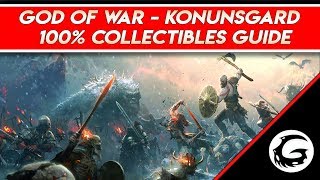 God of War  100 Collectibles Konunsgard Guide Full Commentary  Gaming Instincts [upl. by Eiderf]