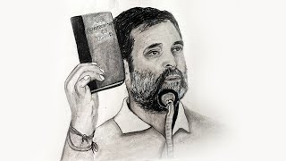 Rahul Gandhi sketch drawing [upl. by Oriana935]