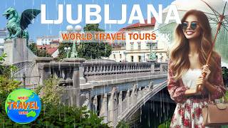 Ljubljana  AMAZING city in Slovenia Walking Tour 4K 2024 RAINY DAY [upl. by Charlena]