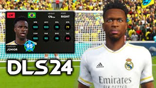 Buying amp Maxing VINICIUS JUNIOR in Dream League Soccer 2024 dls24 [upl. by Noryd]