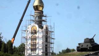 Hostels Moldova Hostels Tiraspol Hostels Transnistria PMR Pridnestrovie Church Dome Placed on top [upl. by Eignat]