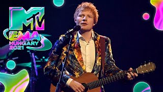 Ed Sheeran quotOverpass Graffitiquot Live  MTV EMA 2021 [upl. by Anilef]