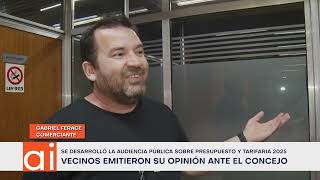 Audiencia pública sobre tarifaria y presupuesto  opiniones parte 2 [upl. by Betty]