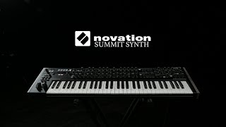 Novation Summit Hybrid Synthesizer part 1  Gear4music Overview [upl. by Pang]