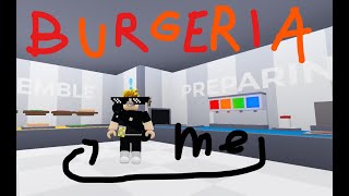 i found another burger game in roblox burgeria [upl. by Trometer]