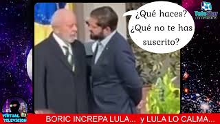 LULA amp BORIC en Santiago 🛑 Lo que se encararon [upl. by Siravart]