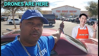 DRONE LIFE THE HOME DEPOT DRONES ARE HERE [upl. by Kimon271]