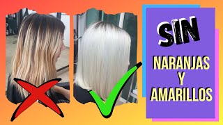 🔥COMO QUITAR el AMARILLO 🔥NARANJA del CABELLO DEFINITIVAMENTE❗️ [upl. by Rehpotsirhc500]